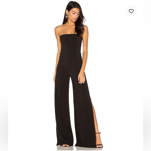 Nookie Pants - Nookie Glamour Jumpsuit in Black